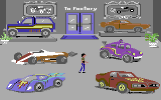 Hot Wheels screenshot 3 for Commodore 64